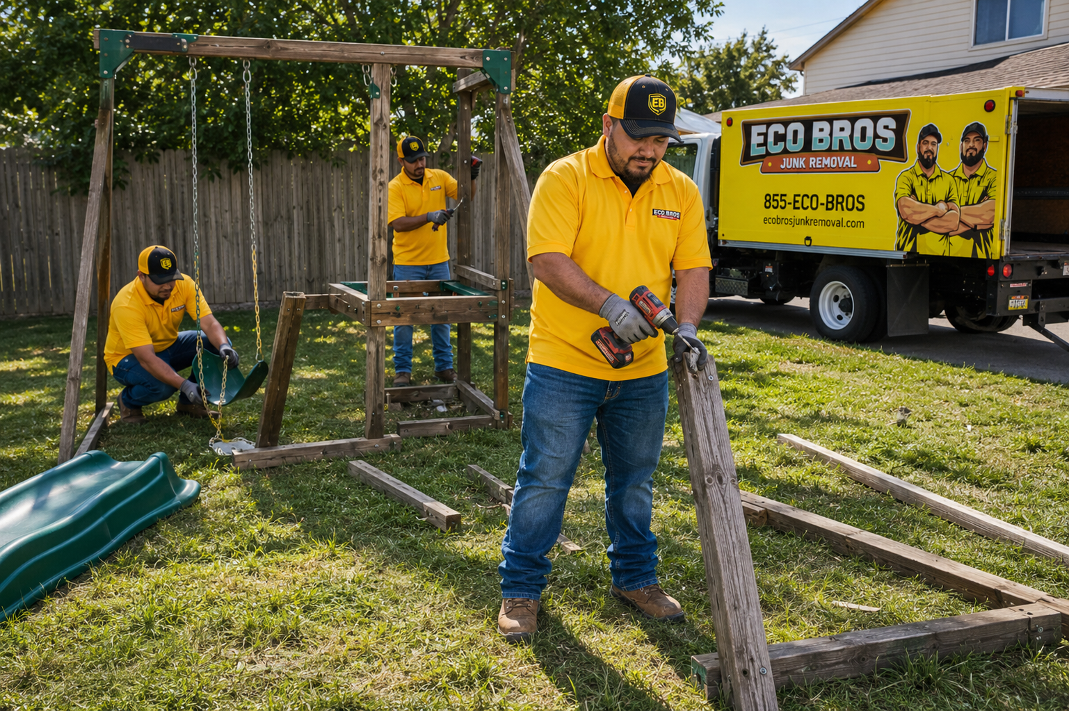 Playset and Swing Set Removal in Austin, TX