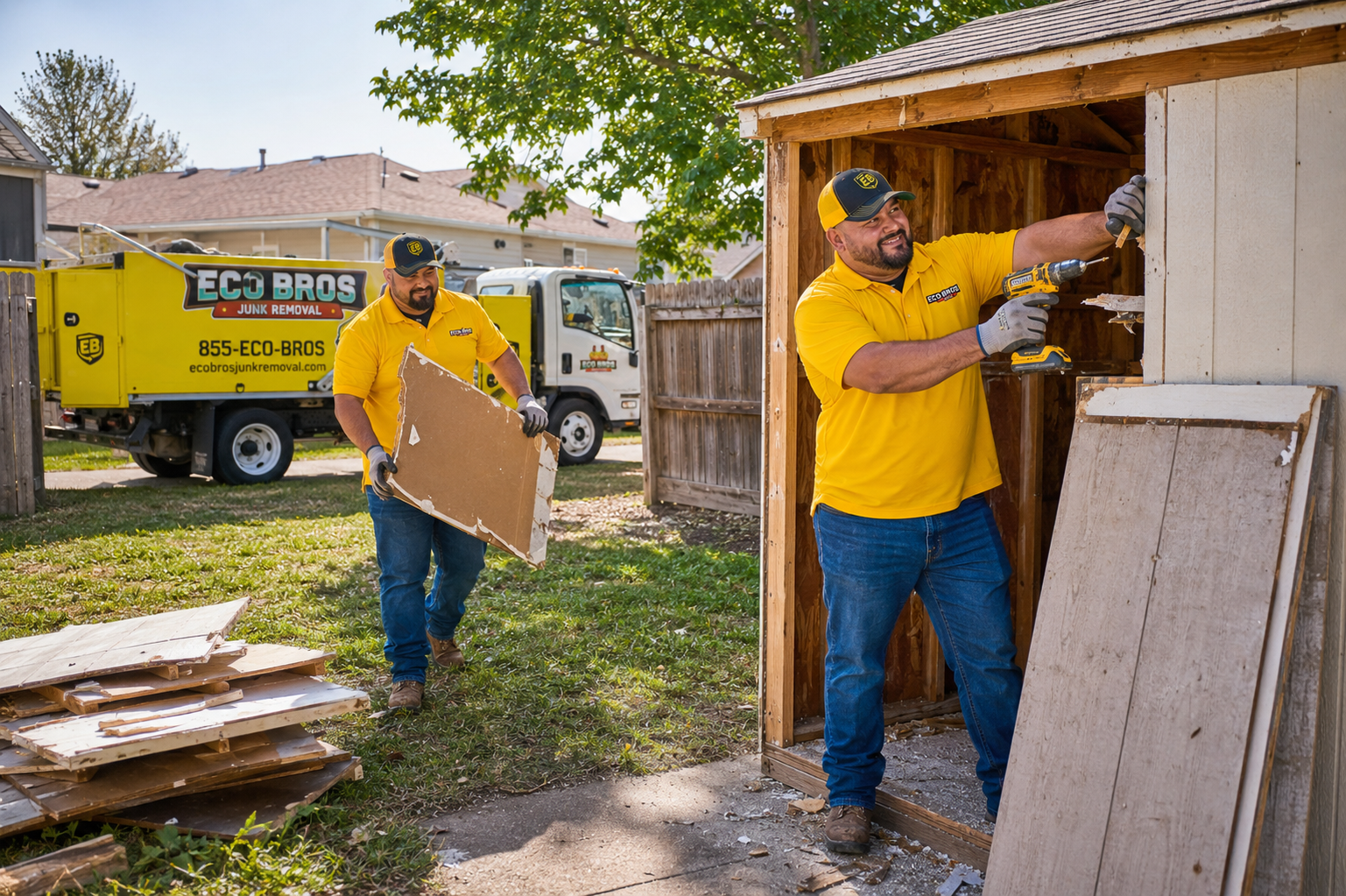 Shed Removal and Demolition in Austin, TX