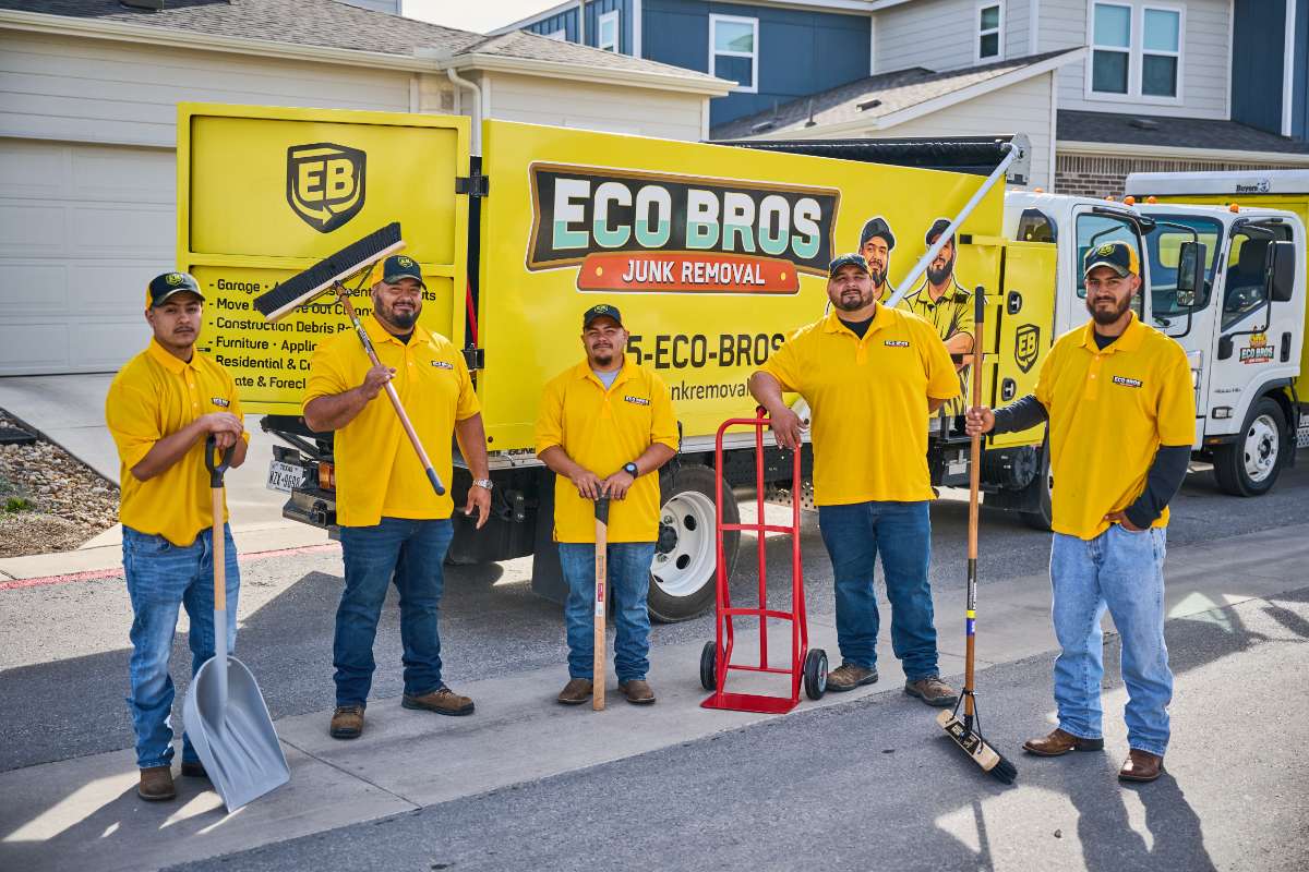 Eco Bros Junk Removal crew in Spicewood