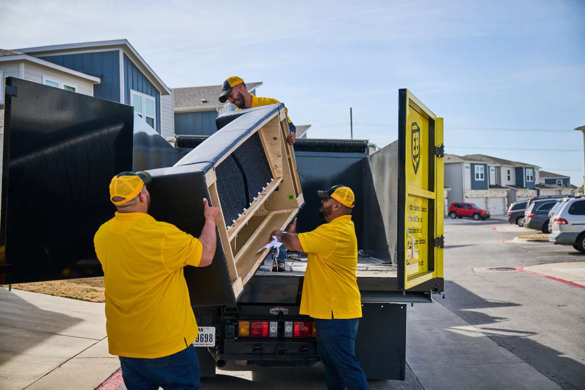 Eco Bros Junk Removal crew in Coupland