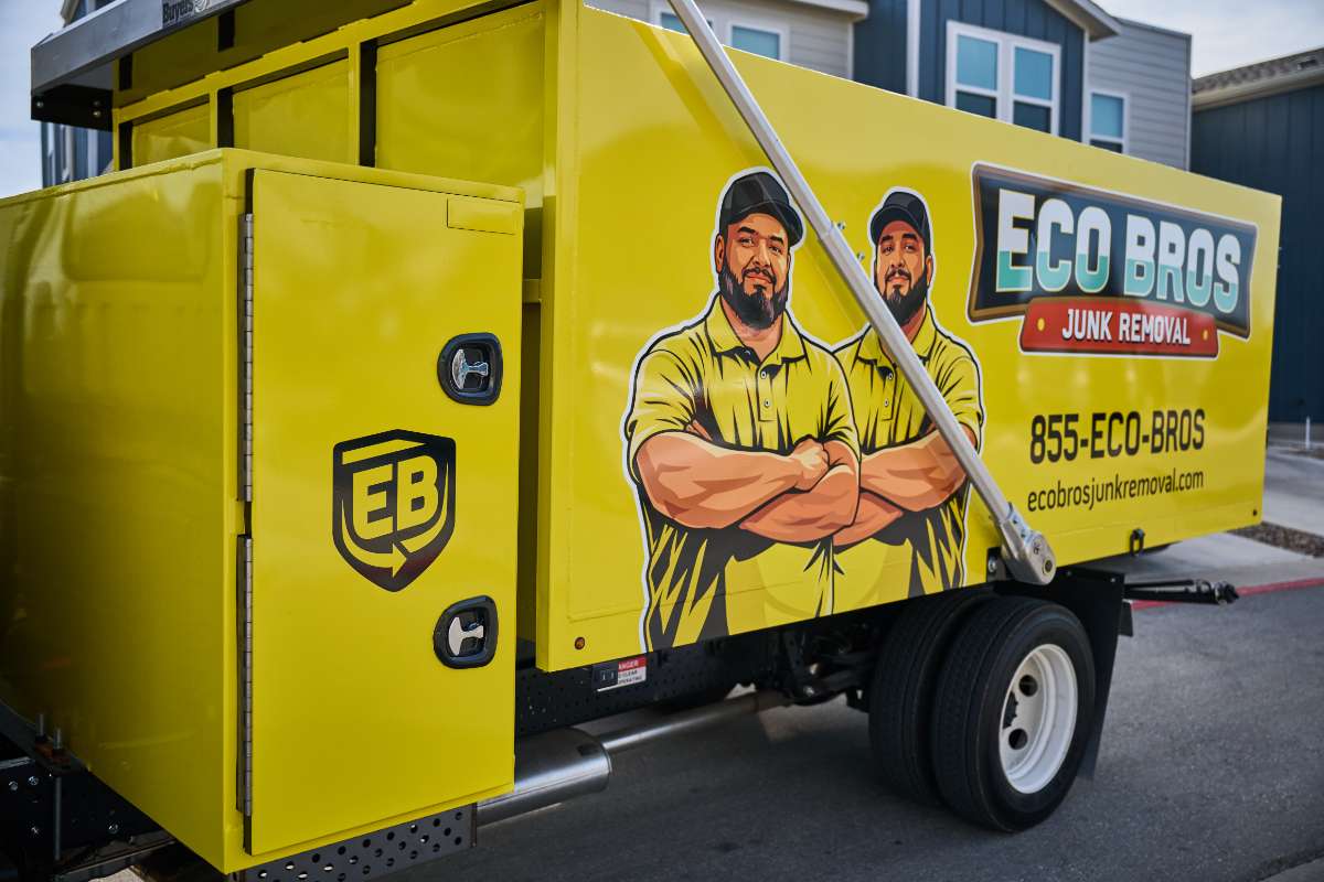 Eco Bros Junk Removal crew in Manchaca